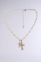 CROSSES NECKLACE