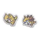 Sandshrew & Sandslash Pokémon Pixel Pins (2-Pack)