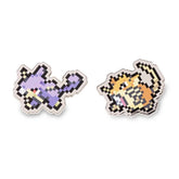 Rattata & Raticate Pokémon Pixel Pins (2-Pack)