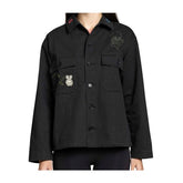 Budew, Roselia & Roserade Pokémon Nature: Fall Black Utility Jacket - Women