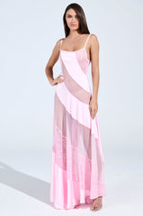 ISABELLA SATIN MAXI DRESS