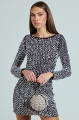 A HAMPTONS HOLIDAY PEARL MINI DRESS