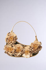 FLORAL VIBEZ CHROME PURSE