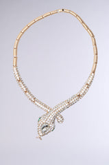 BITE ME LUXE SNAKE NECKLACE AND EARRINGS SET