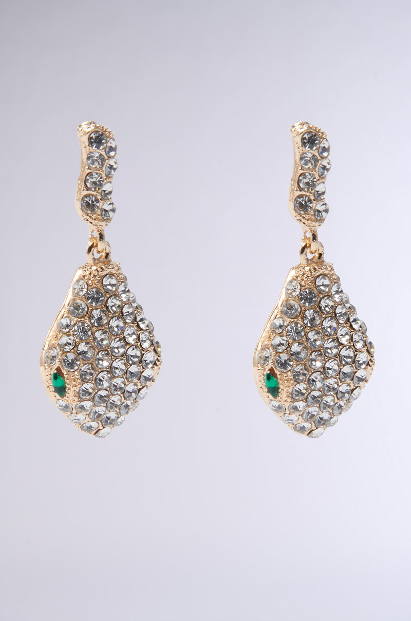 BITE ME LUXE SNAKE NECKLACE AND EARRINGS SET