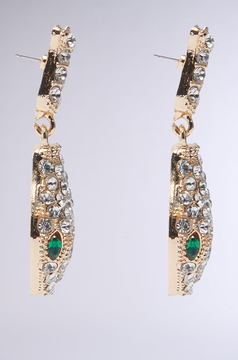 BITE ME LUXE SNAKE NECKLACE AND EARRINGS SET