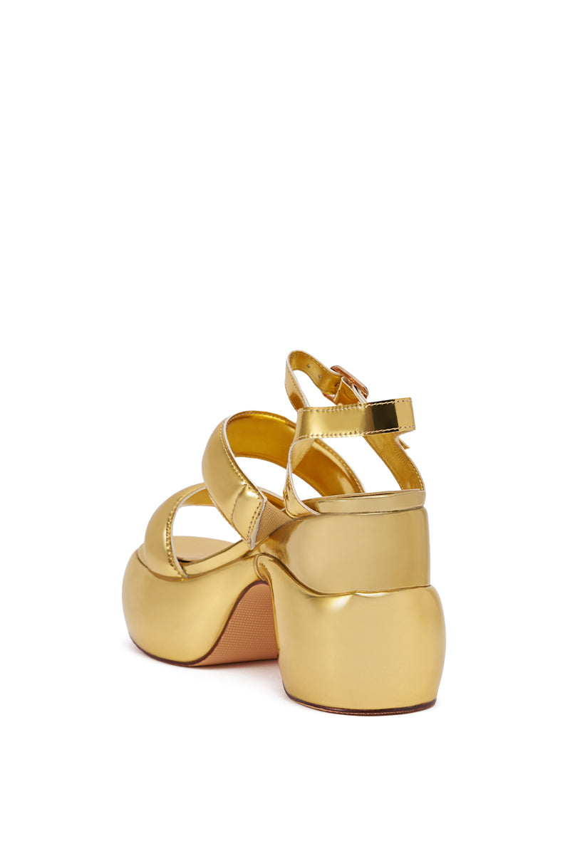 AZALEA WANG NEVES GOLD SANDAL