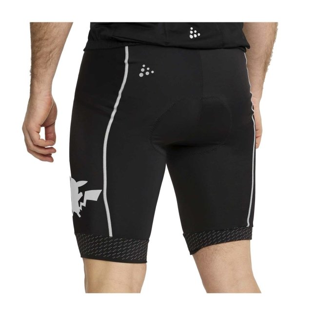 Pokémon Center × Craft: Pikachu Endur Lumen Black Shorts - Men