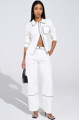 LISA CUFFED WOVEN PANT